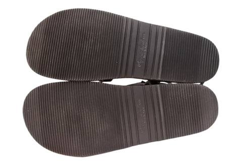 【Organic handloom GAYA ブラック】クロスストラップサンダル